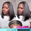 MORE FACE Short Bob Glueless Wig Straight Wear Go wig 6x4 Pre-Cut HD Lace Wig Pre-plucked Human Hair Wigs